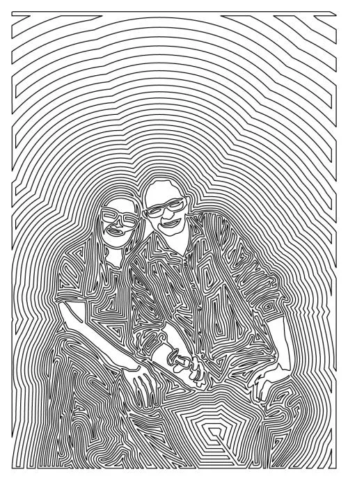Obra Casal apaixonado - Anderson Alberton
